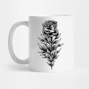 A leafy rose Mug